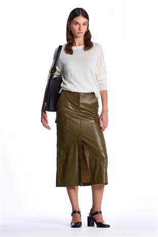 Kemik Bisiklet Yaka Kazak