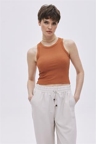 Brick Ribbed Singlet