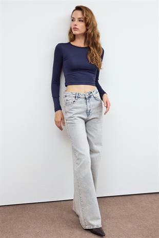 Lacivert BİSİKLET YAKA BASİC BODY