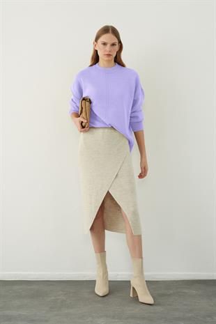 Oversize Crew neck basic knitted sweater
