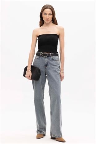 Blue Straight Fit Jeans