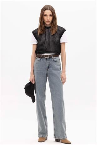 Blue Straight Fit Jeans