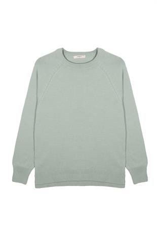 Mint Bisiklet Yaka Kazak