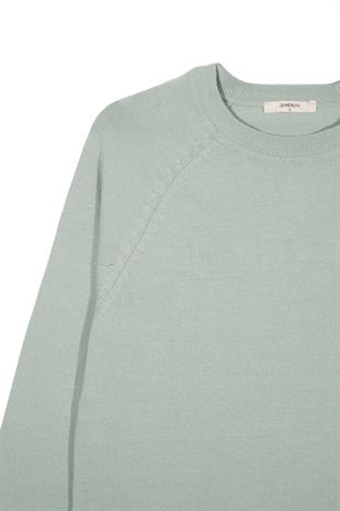 Mint Bisiklet Yaka Kazak