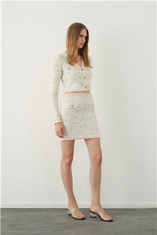 Chanel mini knitted skirt