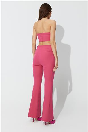 Pink Zipper Bustier SS23CT4724PE