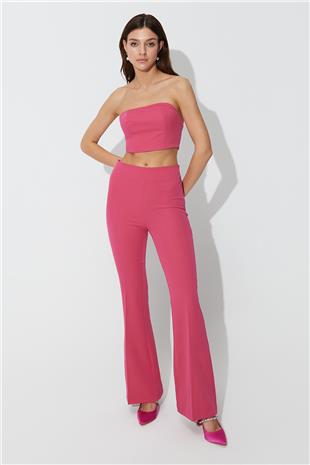 Pink Zipper Bustier SS23CT4724PE