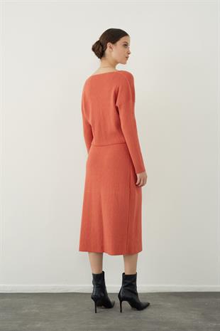 Oversize soft textured Basic knitted sweater