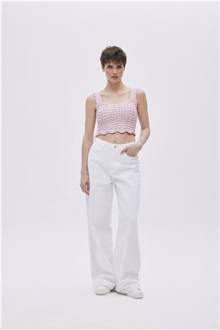 Powder Knitwear Crop Top
