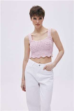 Powder Knitwear Crop Top