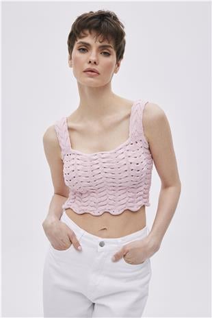 Powder Knitwear Crop Top
