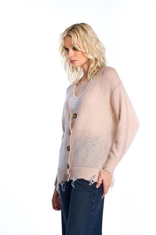 BEJ YIRTIK DETAYLI HIRKA