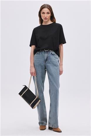 Black Basic Cotton T-Shirt