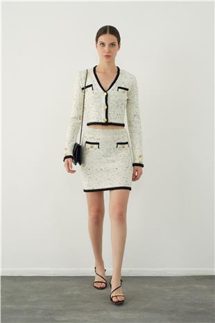 Chanel mini knitted skirt