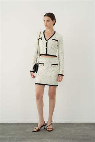 Chanel mini knitted skirt