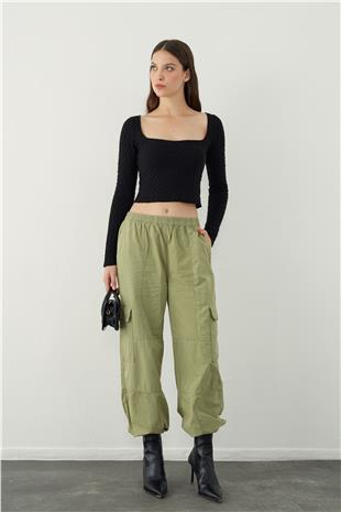 Square neck Knitted Blouse