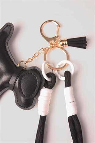 Siyah Köpek Uçlu Anahtarlık