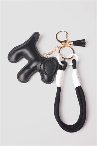 Siyah Köpek Uçlu Anahtarlık