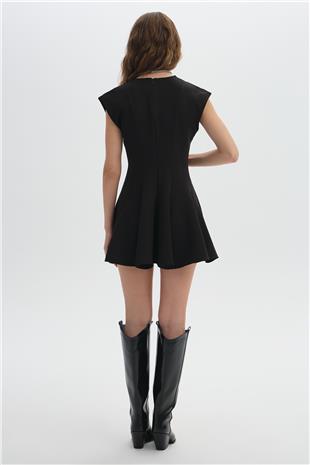 Siyah Mini Elbise