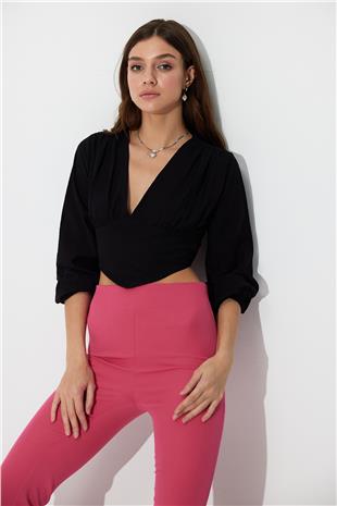 Black Back Detailed Bustier SS23CT4726Sİ