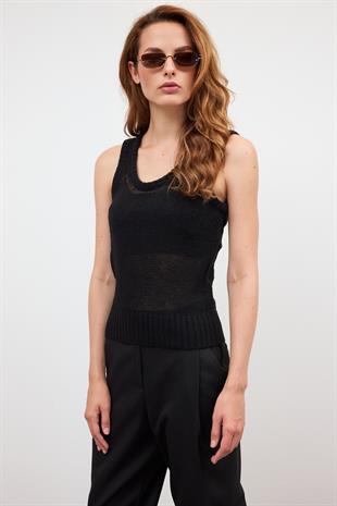 Siyah Triko Süveter