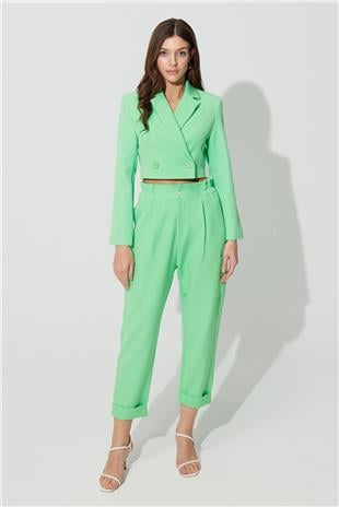 Green  High Waist Cargo Pants SS23P4725YE