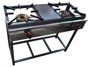 2 No - 2'Li Ayaklı Profil Ocak CE Belgeli