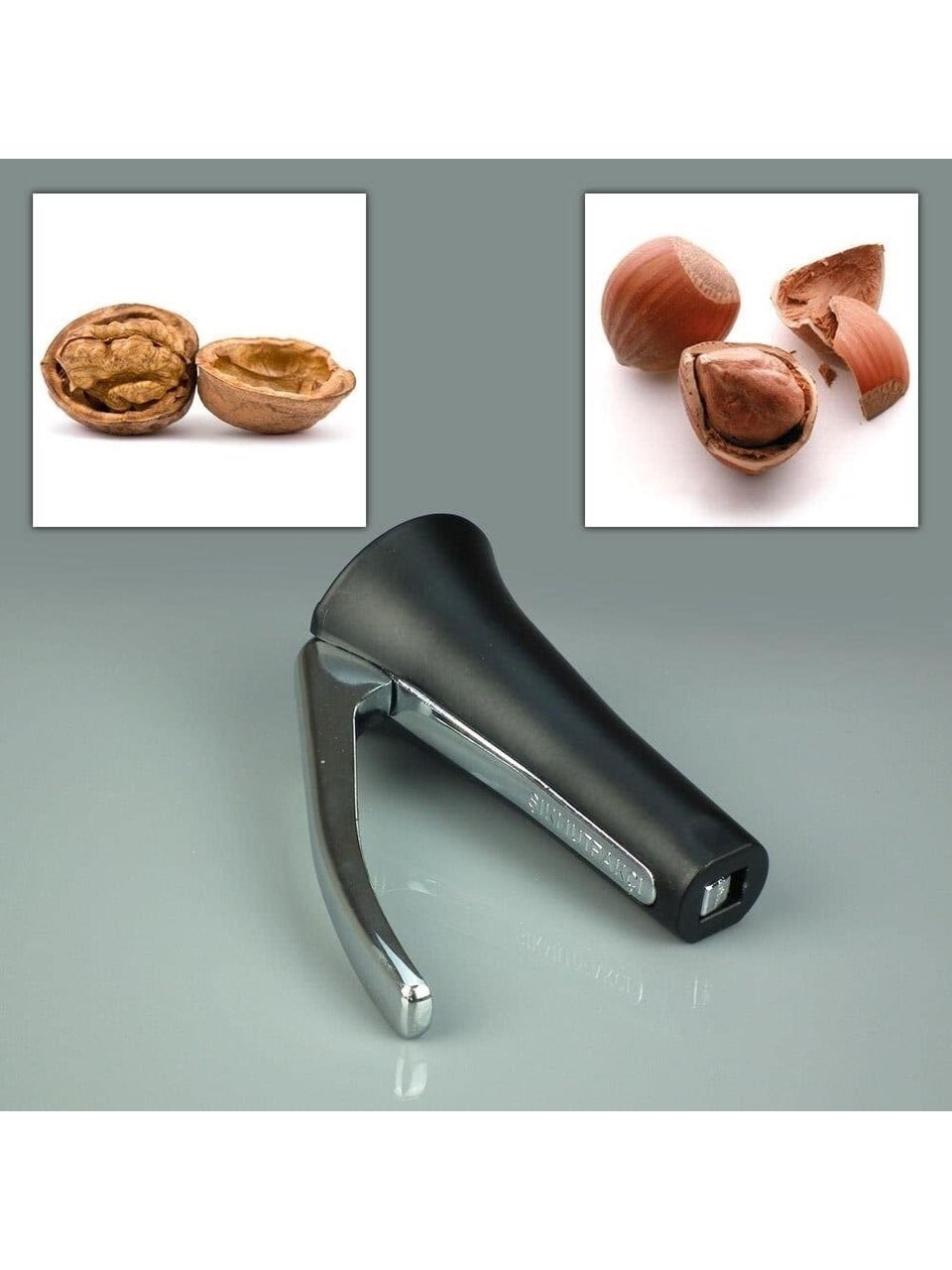 Akyüz Home Ceviz Ve Fındık Kıracağı Döküm Metal Fındık Kırma Aleti Fındık Kırıcı Siyah 