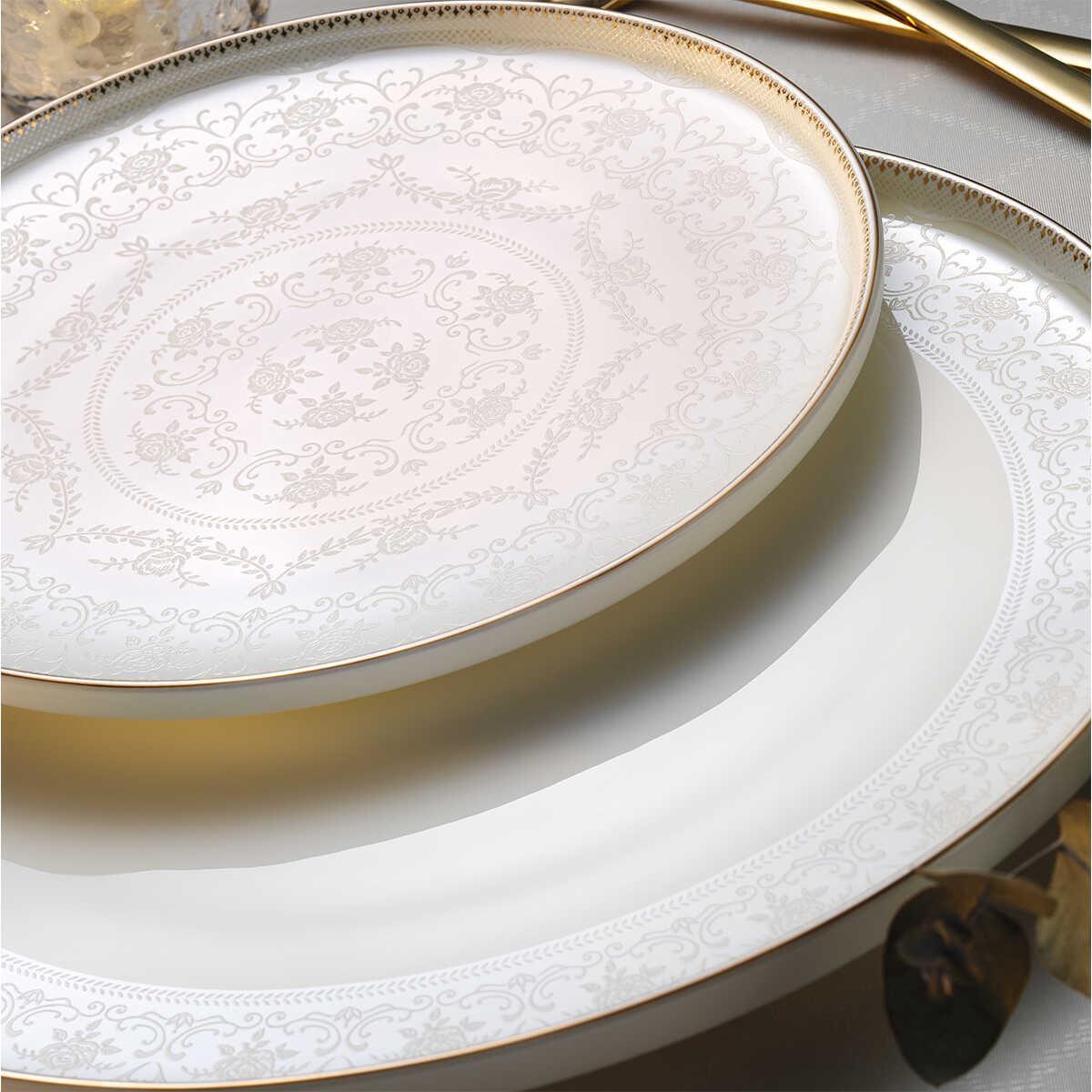 Aryıldız Claudia 12 Kişilik 60 Parça Porselen Yemek Takımı Ar252994 