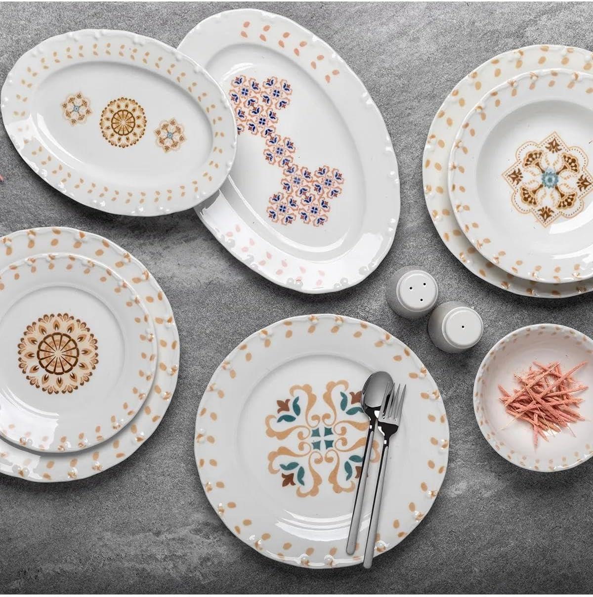 Aryıldız Lionetta 29 Parça 6 Kişilik Porselen Yemek Takımı 