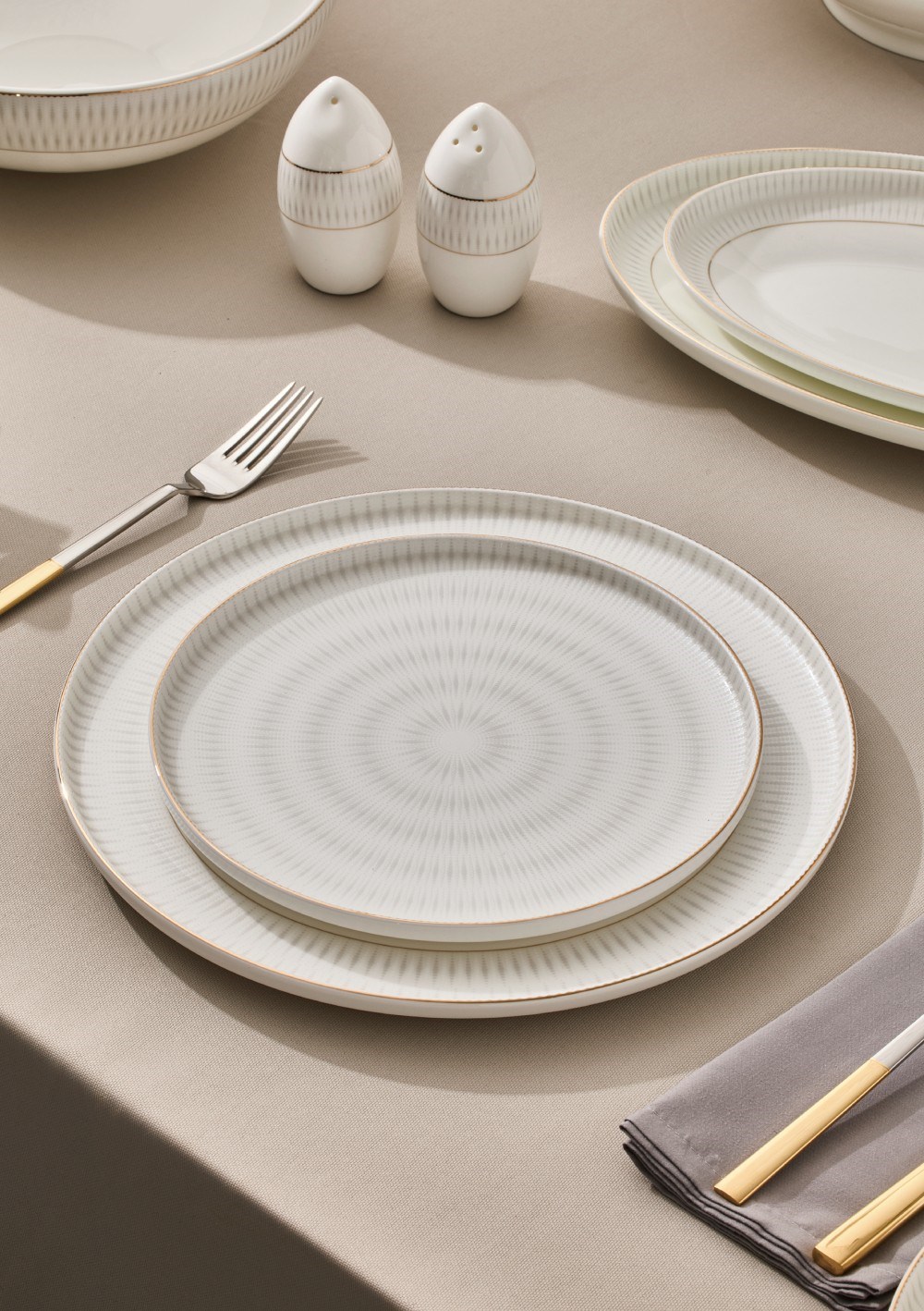 Aryıldız Serenity 60 Parça Porselen Yemek Takımı Ar259764 