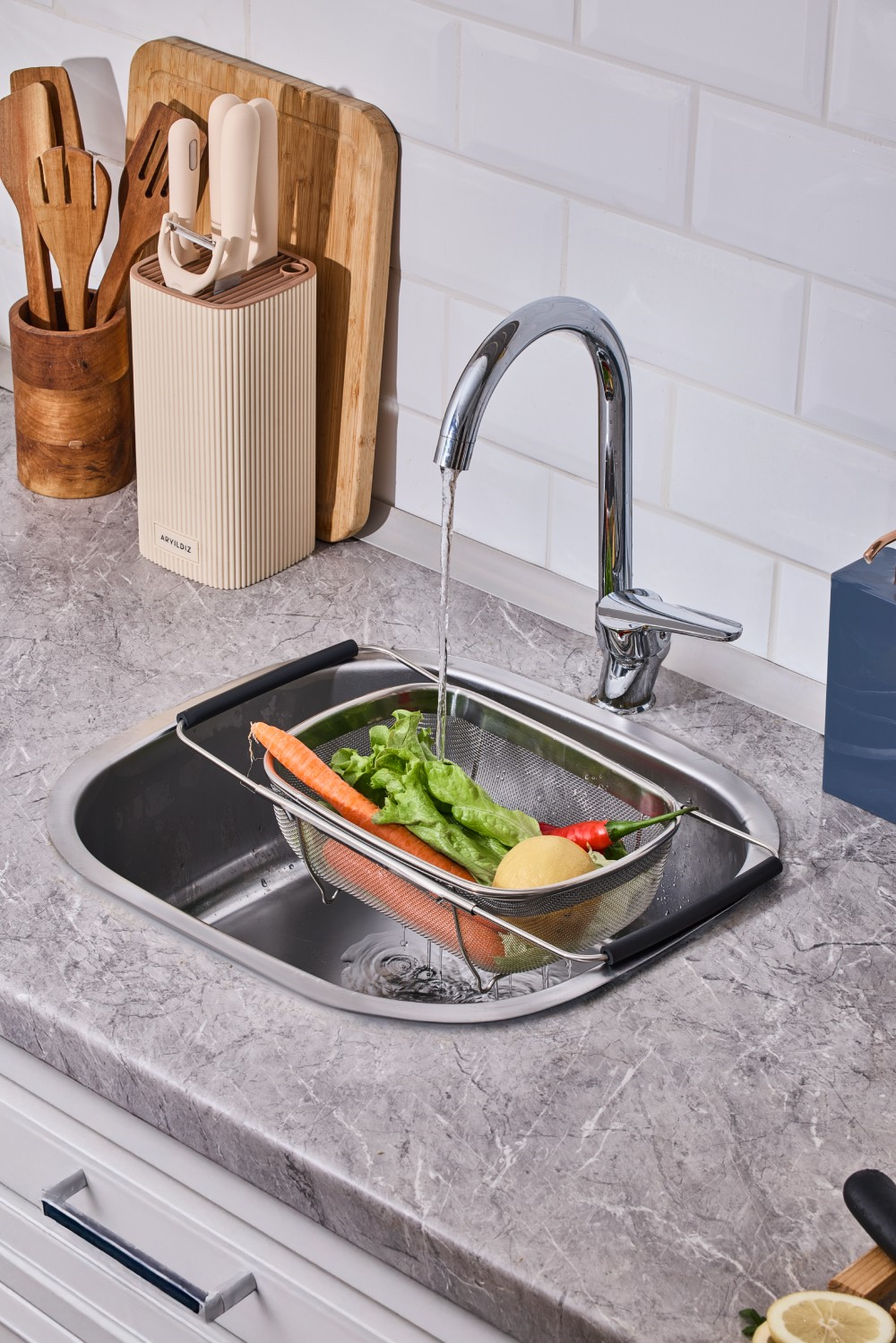 Aryıldız S/S Protools Uzayan Paslanmaz Çelik Süzgeç 29 Cm Ar264997 