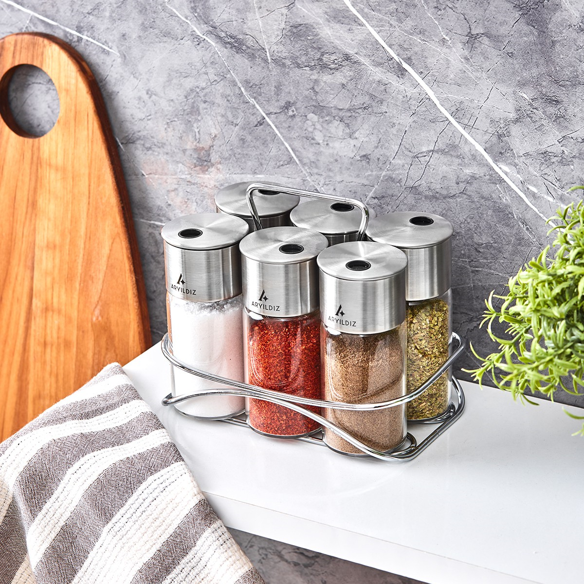 Aryıldız Timeless 7 Parça Baharat Seti 130 Ml Ar255674 