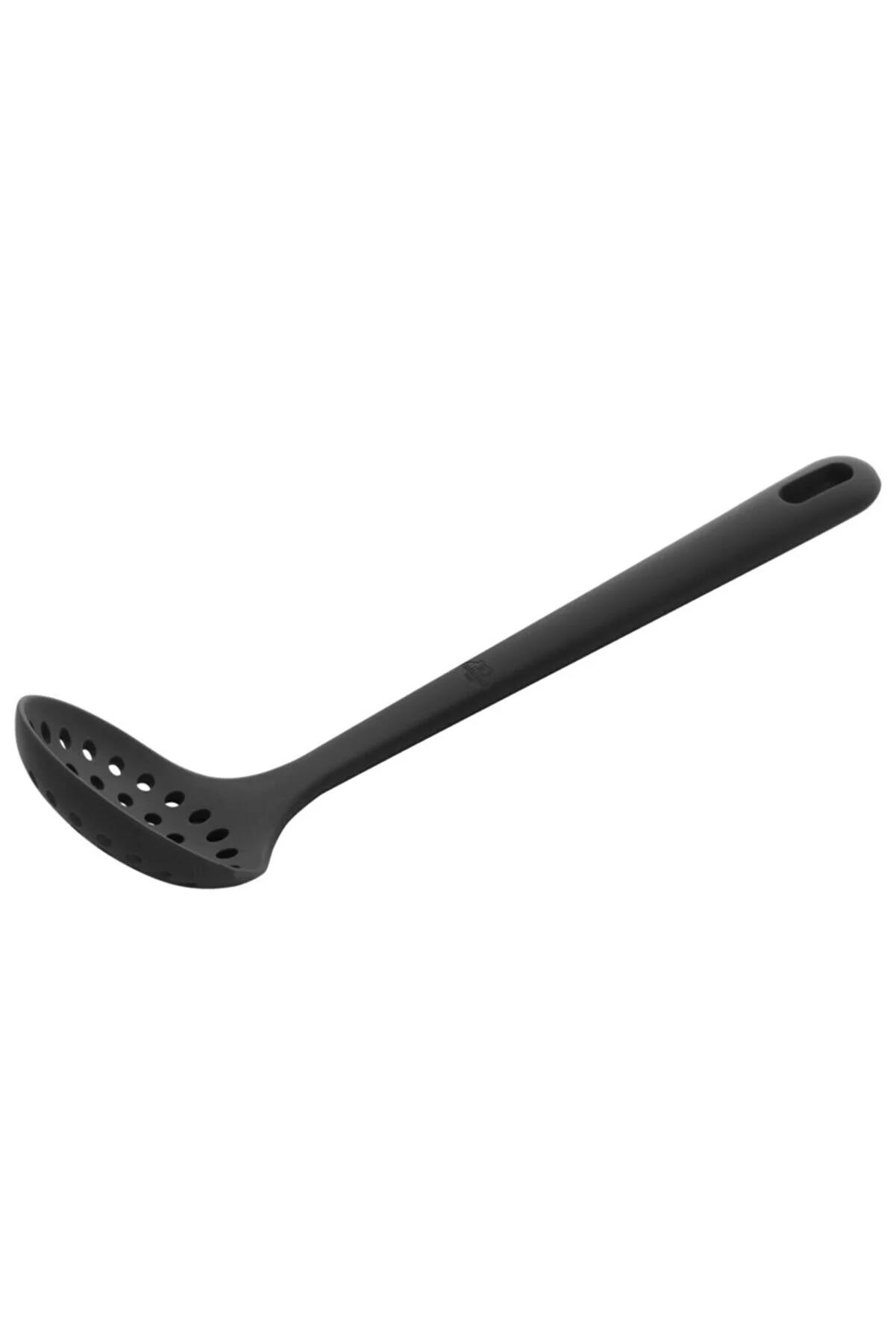 Ballarini 280010020 Silikon Kepçe Şeklinde Kevgir Siyah 