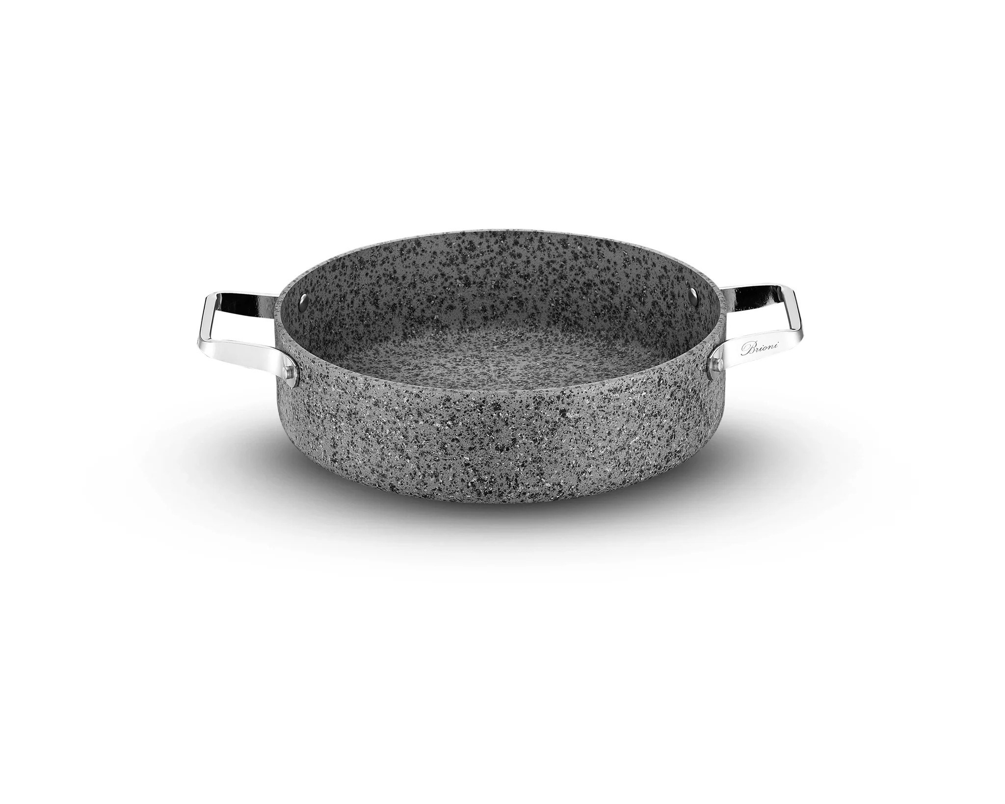Brioni Stone-Age 30 Cm Çizilmez Yanmaz Yapışmaz Basık Tencere Sh-126 