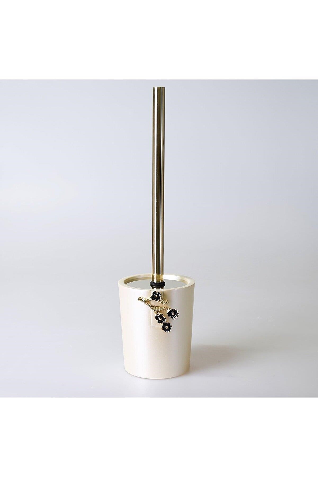 By Selim Bergamo İnci 5 Parça Polyester Banyo Seti 