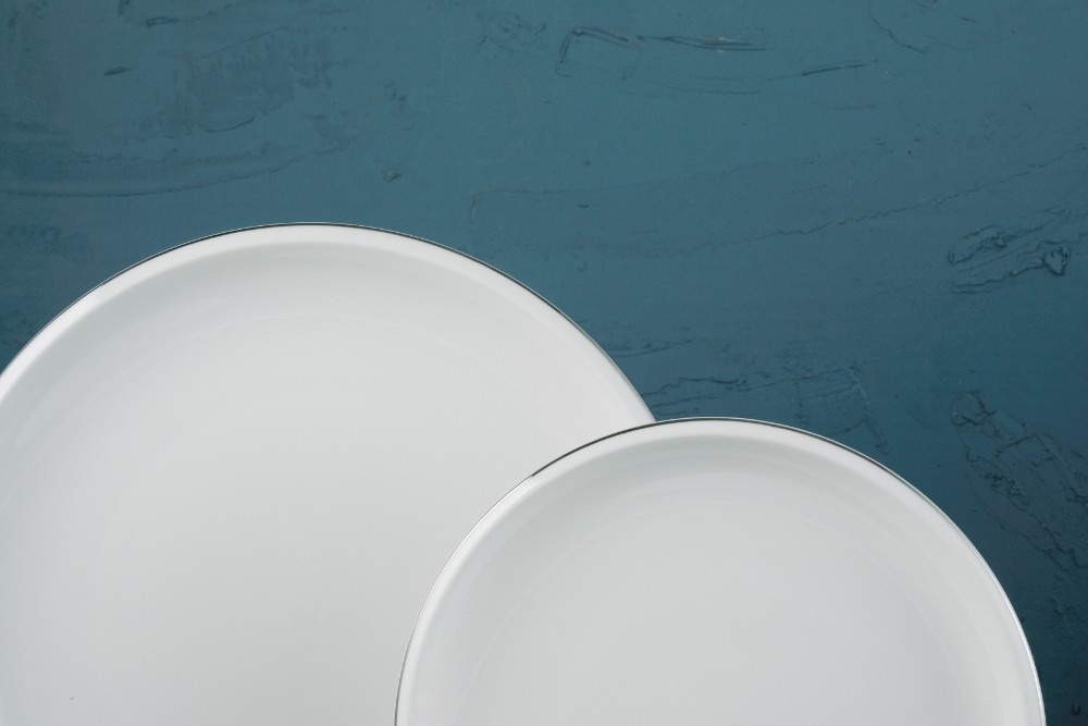 Evaliza Platin Elegant 30 Parça 6 Kişilik Porselen Yemek Takımı 