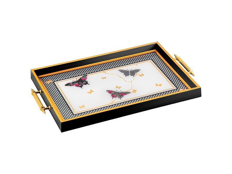 Glore A08-006 Frame El Geçmeli Tepsi 31x46 Cm 82533 