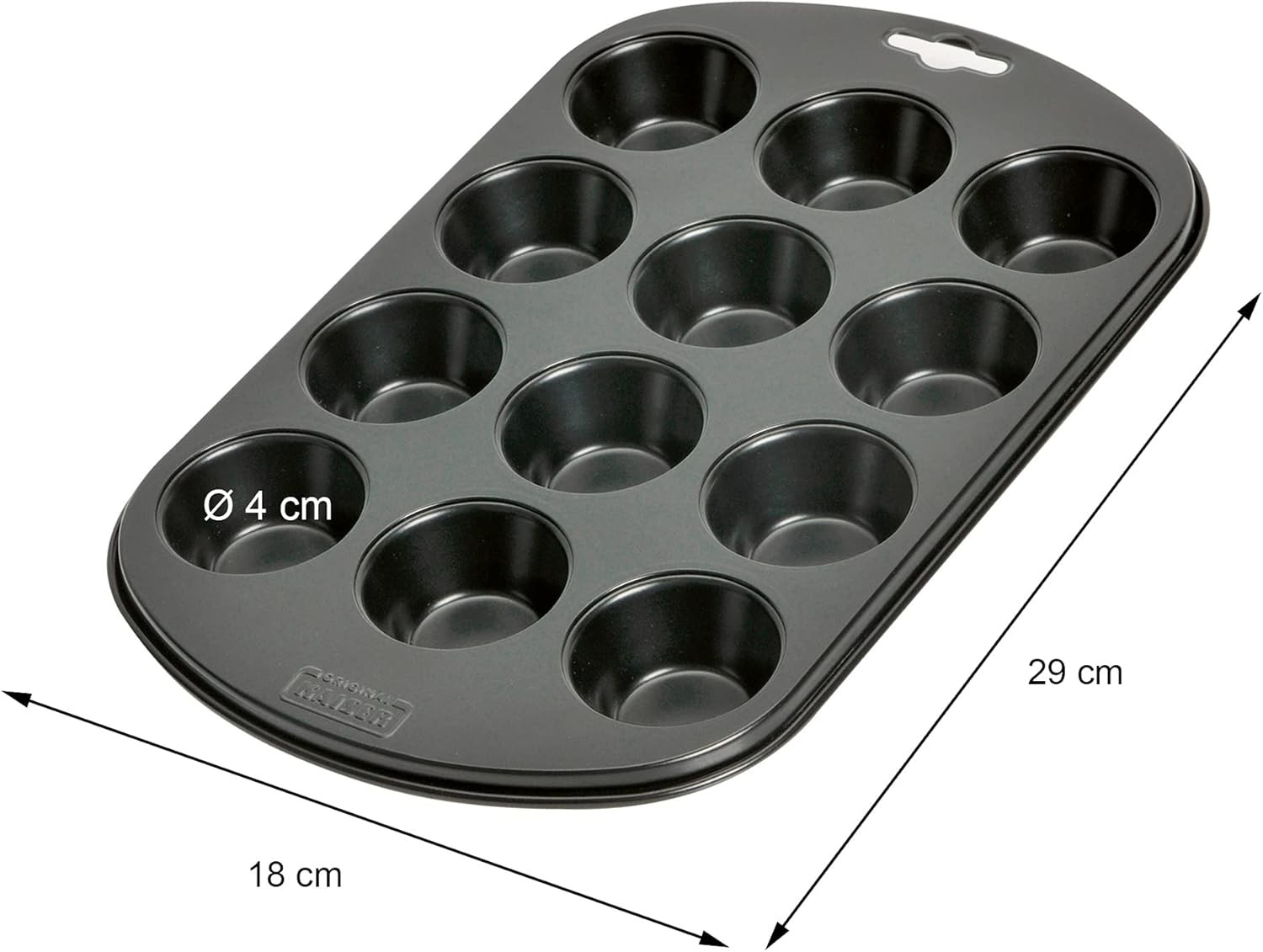Kaiser Muffin Kalıp Mini 12 Hazneli 29X18 Cm 
