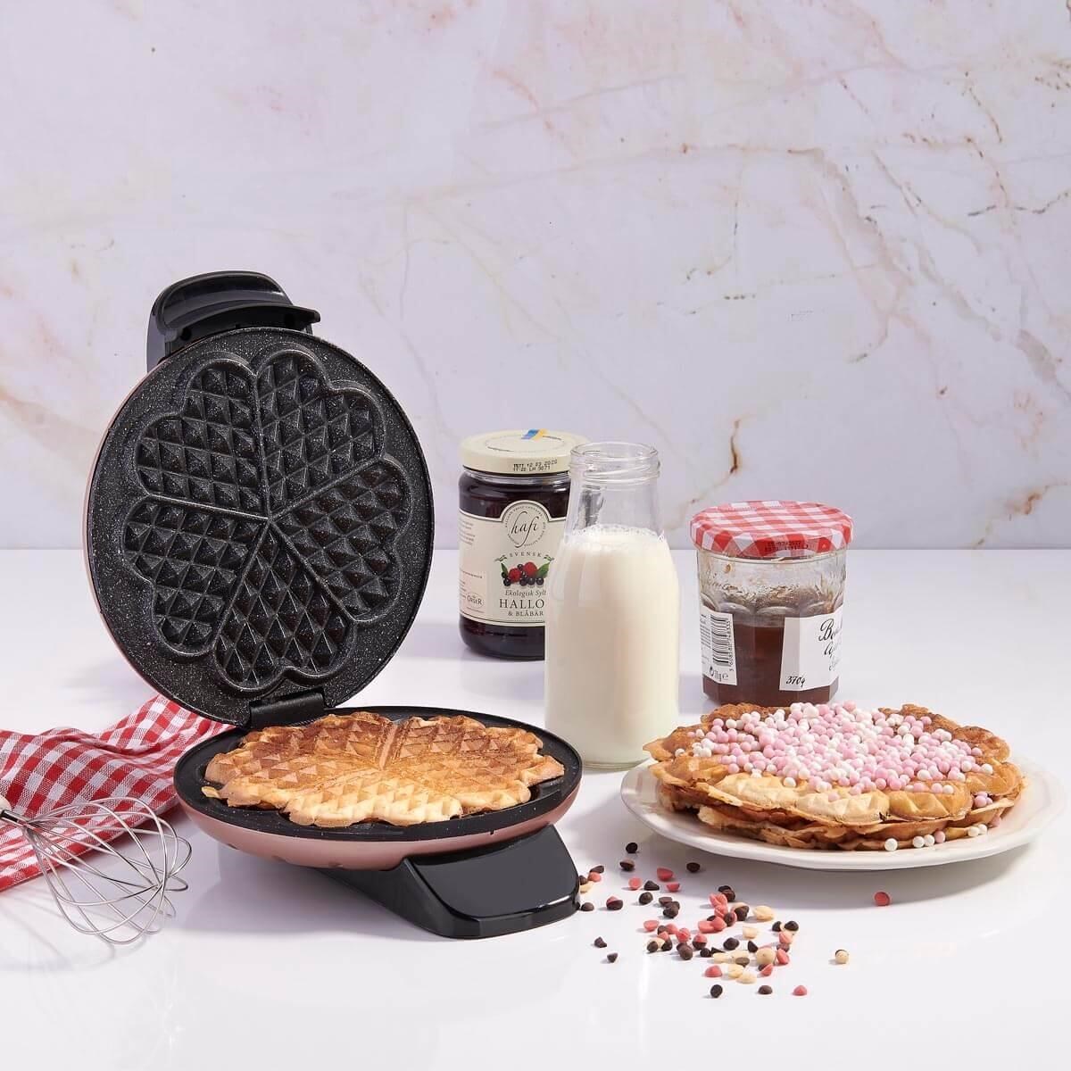 Korkmaz A319-03 Mia Waffle Makinesi Rosegold 
