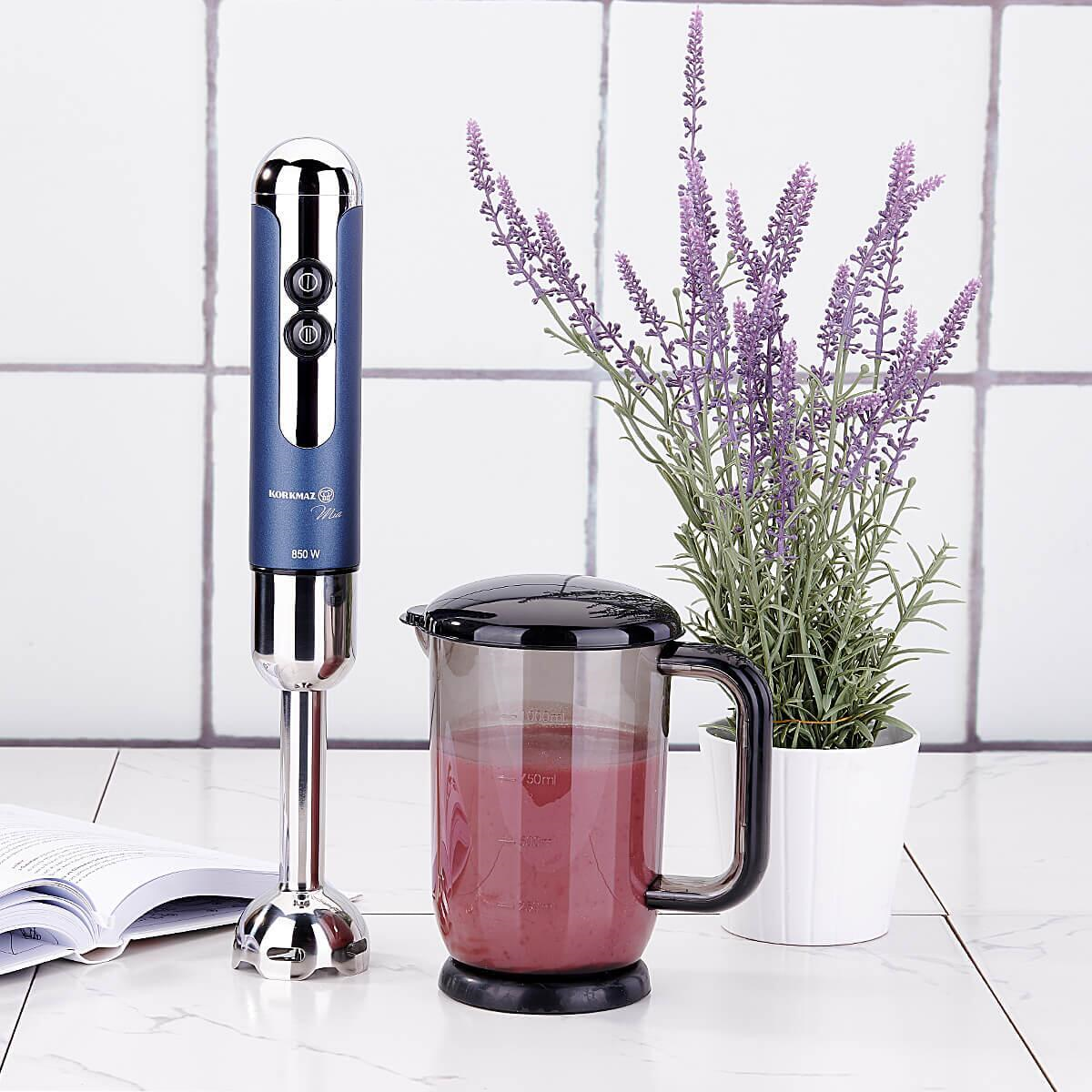 Korkmaz A446-09 Mia Duo Blender Set Azura/Krom 