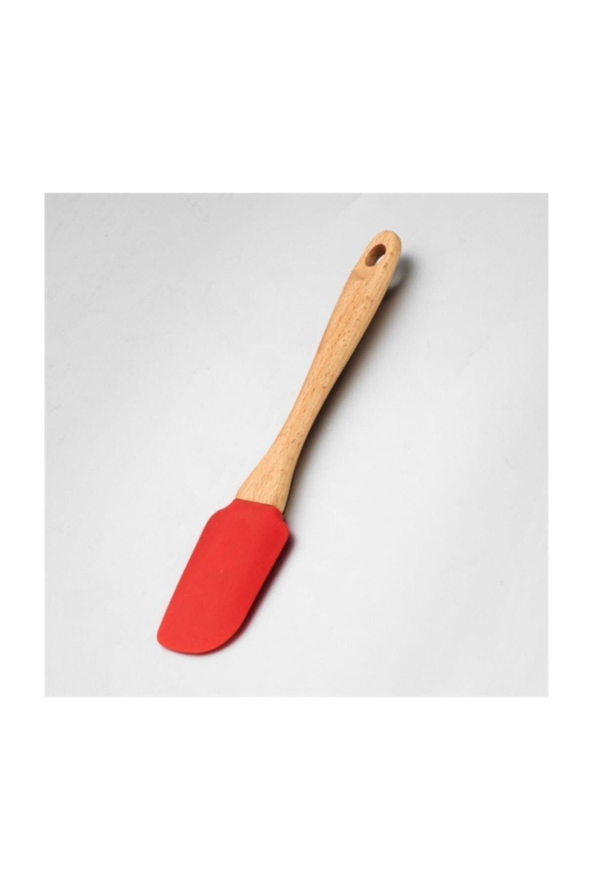 Korkmaz A594 Natura Twisty Hamur Spatulası Kırmızı 
