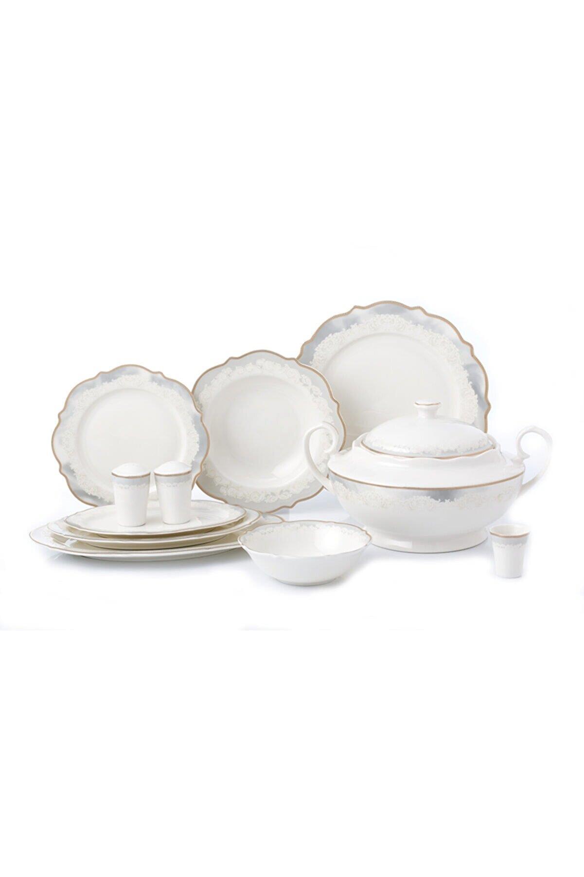 Korkmaz A8244 Eliza Collection 60 Parça Yuvarlak Yemek Takımı 