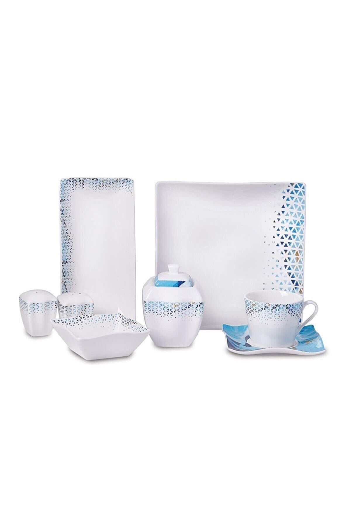 Korkmaz A8572 Link Collection 28 Parça Kare Kahvaltı TK. 