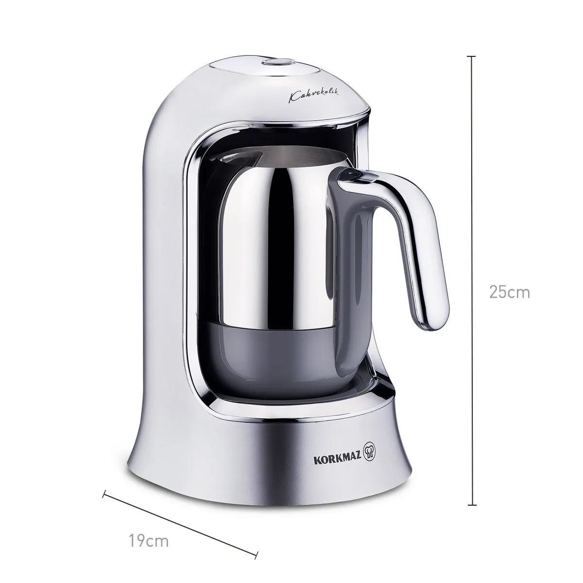 Korkmaz A860-13 Kahvekolik Otomatik Kahve Makinesi Inox 