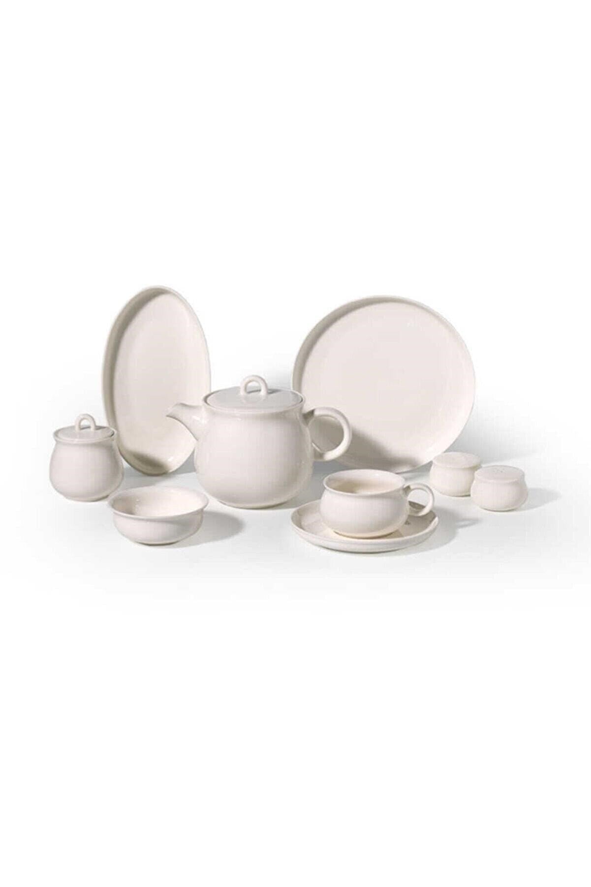 Korkmaz A8706 Aşiyan Collection 30 Parça Porselen Kahvaltı Takımı 
