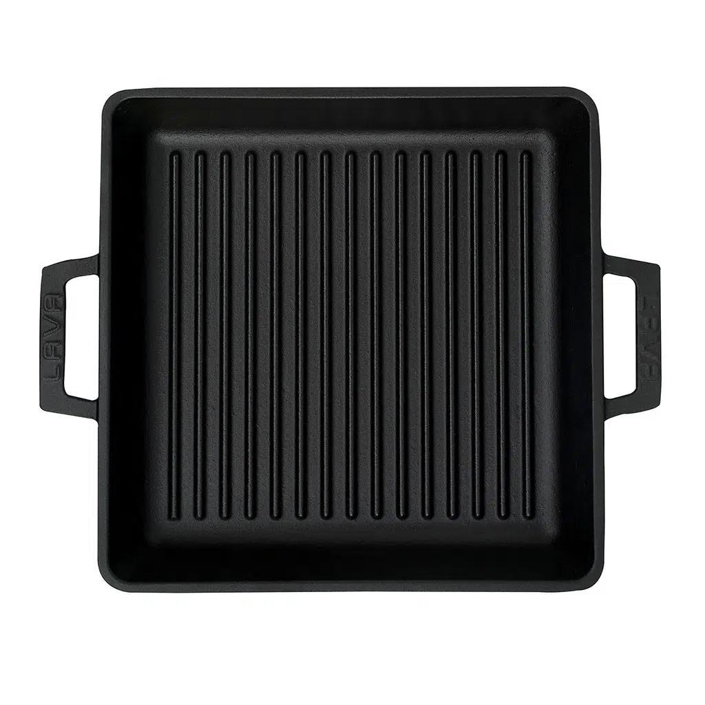 Lava Demir Döküm Izgara Grill Tava Kare 26x26 Cm  LV ECO GT 2626 GT 
