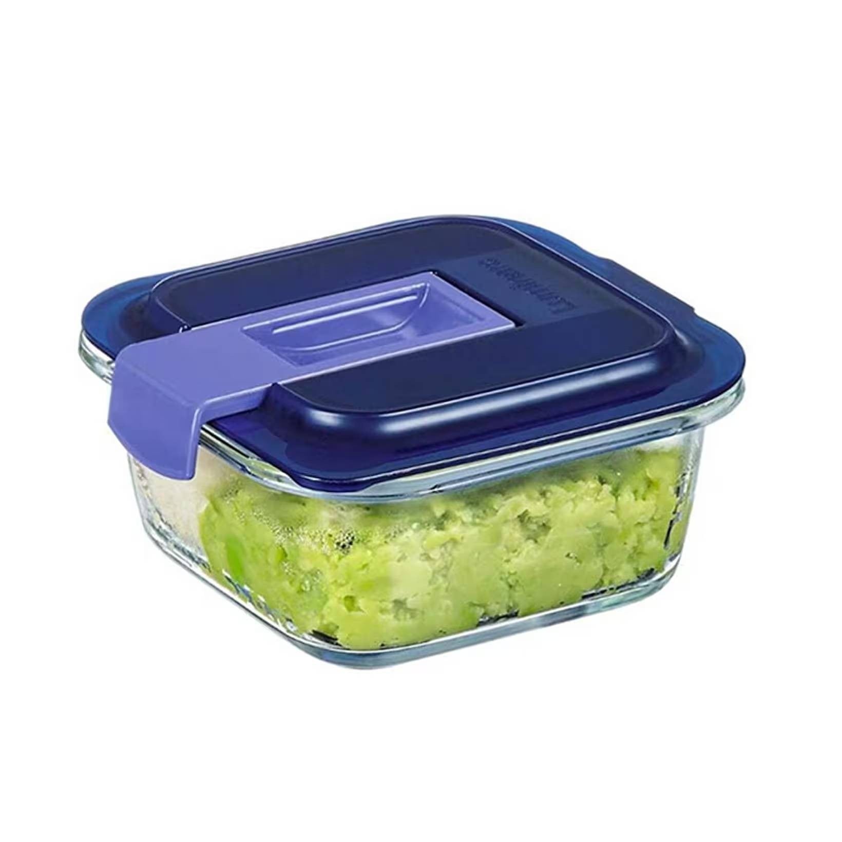 Luminarc Temp Easy Box Kare Vakumlu Saklama Kabı 38 CC Mavi Kapak 003Q1923 