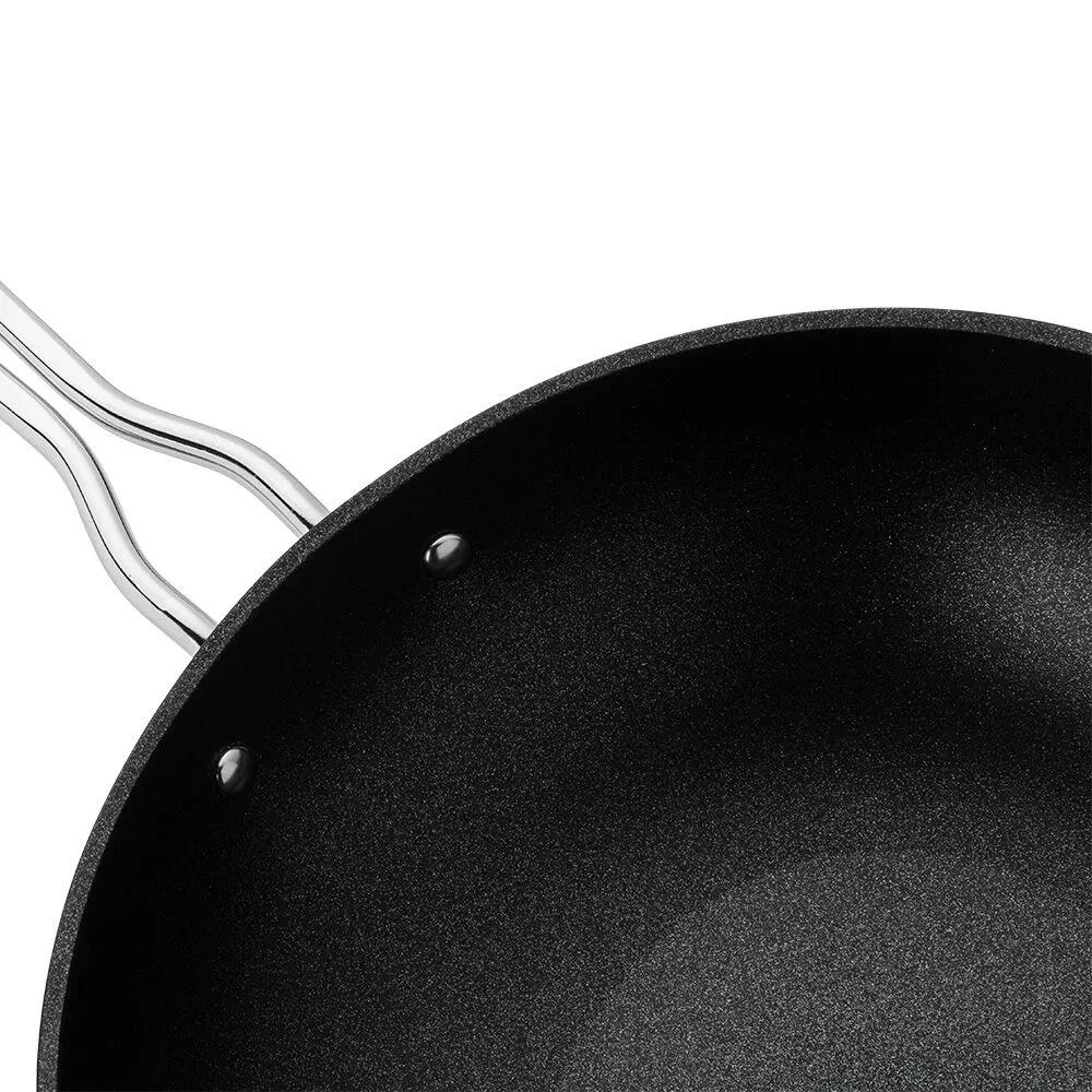 Nehir Galaxy Titanium Siyah Wok Tava 28 Cm 