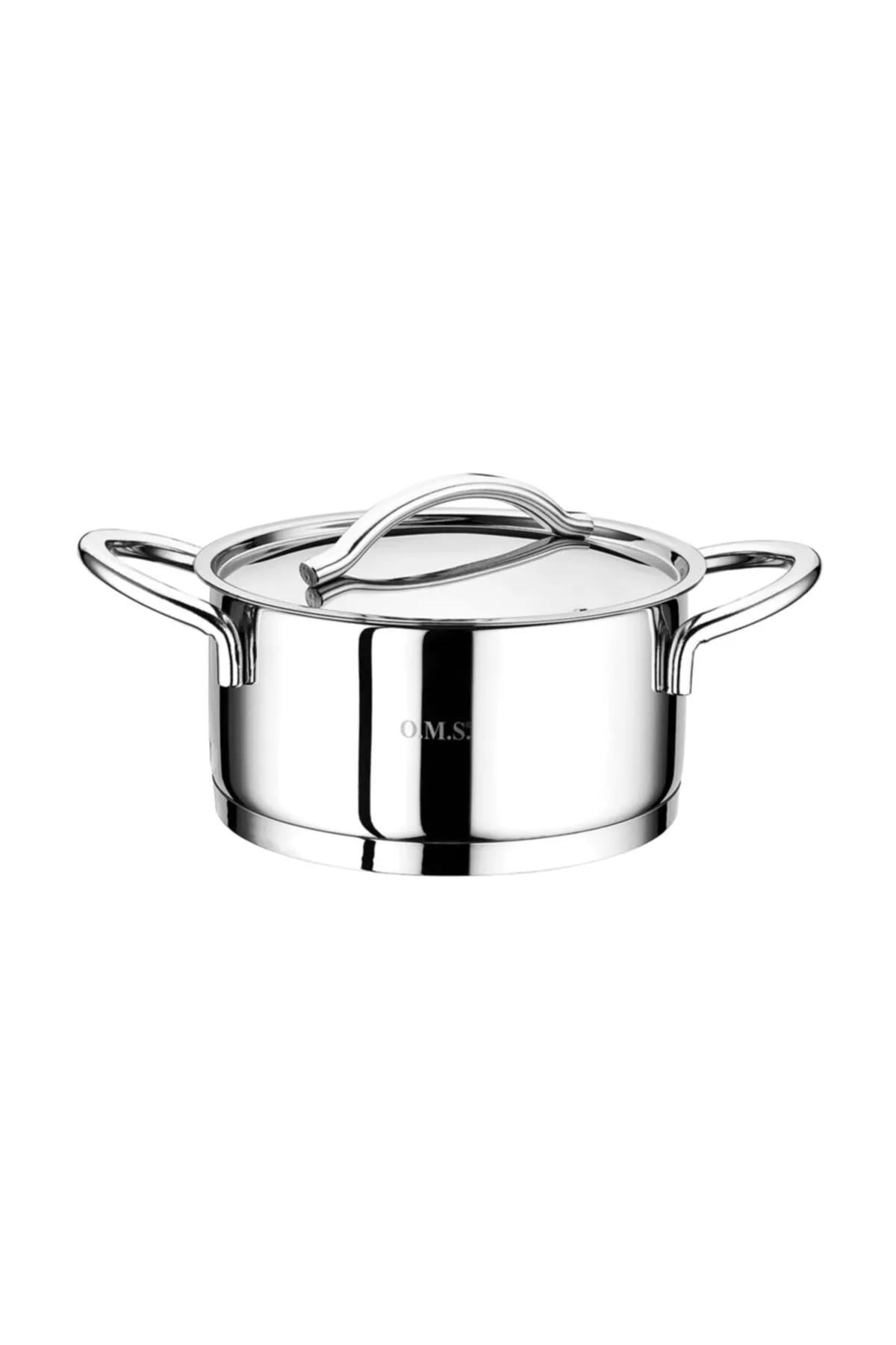 OMS 2036 Çelik Tencere Çelik Kapak 24 Cm 5,9Litre 